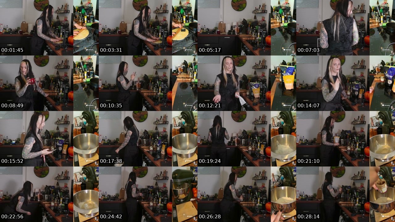 Contact-sheet preview of Meeix's Twitch recording
