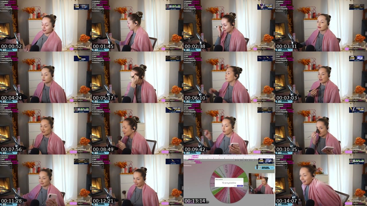 Contact-sheet preview of pandoraa99's Twitch recording