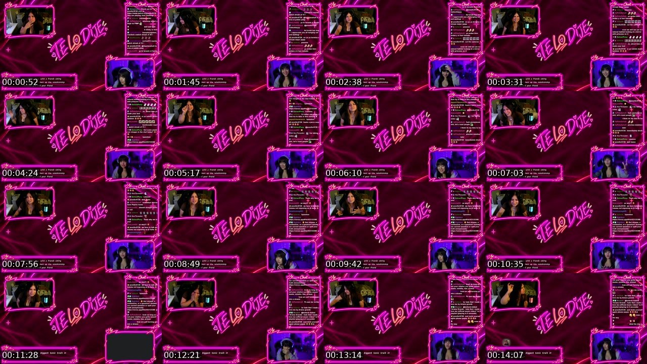 Contact-sheet preview of joegrey_'s Twitch recording
