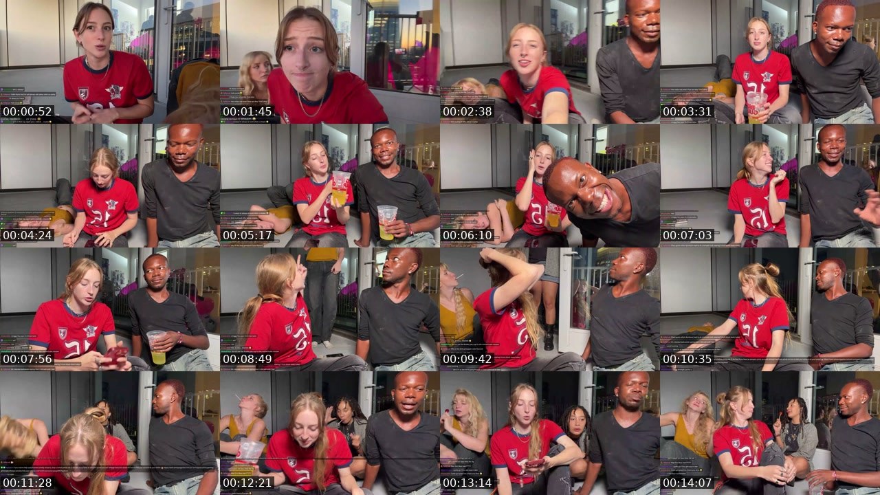 Contact-sheet preview of DaraGRJ's Twitch recording