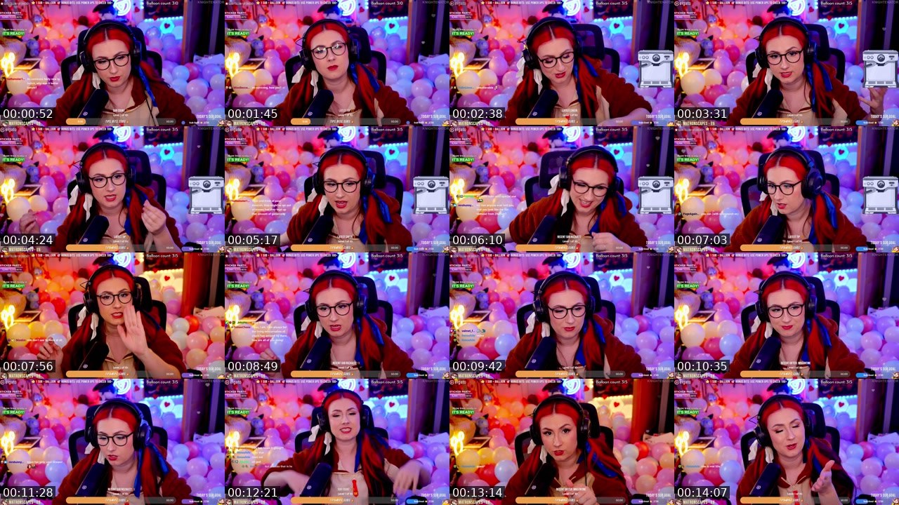 Contact-sheet preview of knightenator's Twitch recording