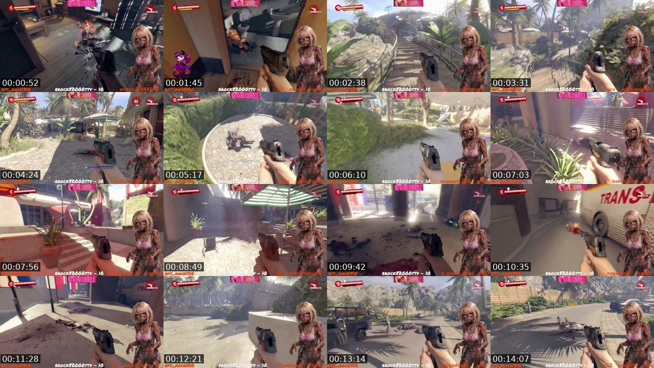 Contact-sheet preview of Babyfeline23's Twitch recording