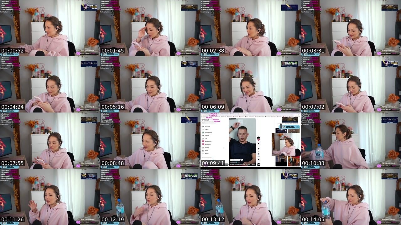 Contact-sheet preview of pandoraa99's Twitch recording