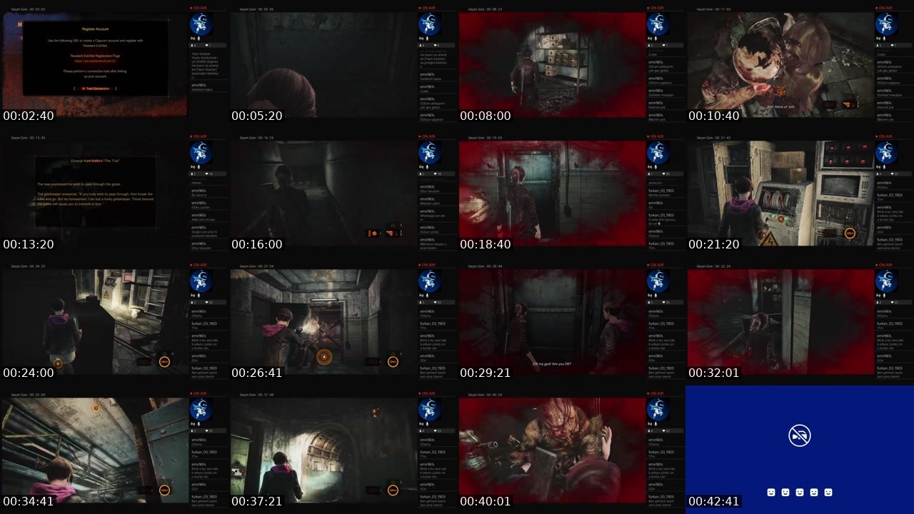 Contact-sheet preview of oyunsevet's Twitch recording
