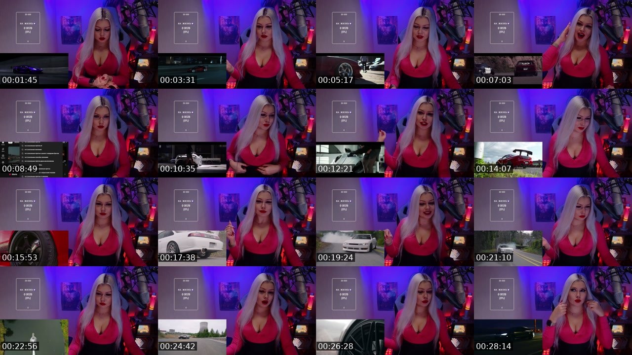 Contact-sheet preview of mia_ivus's Twitch recording