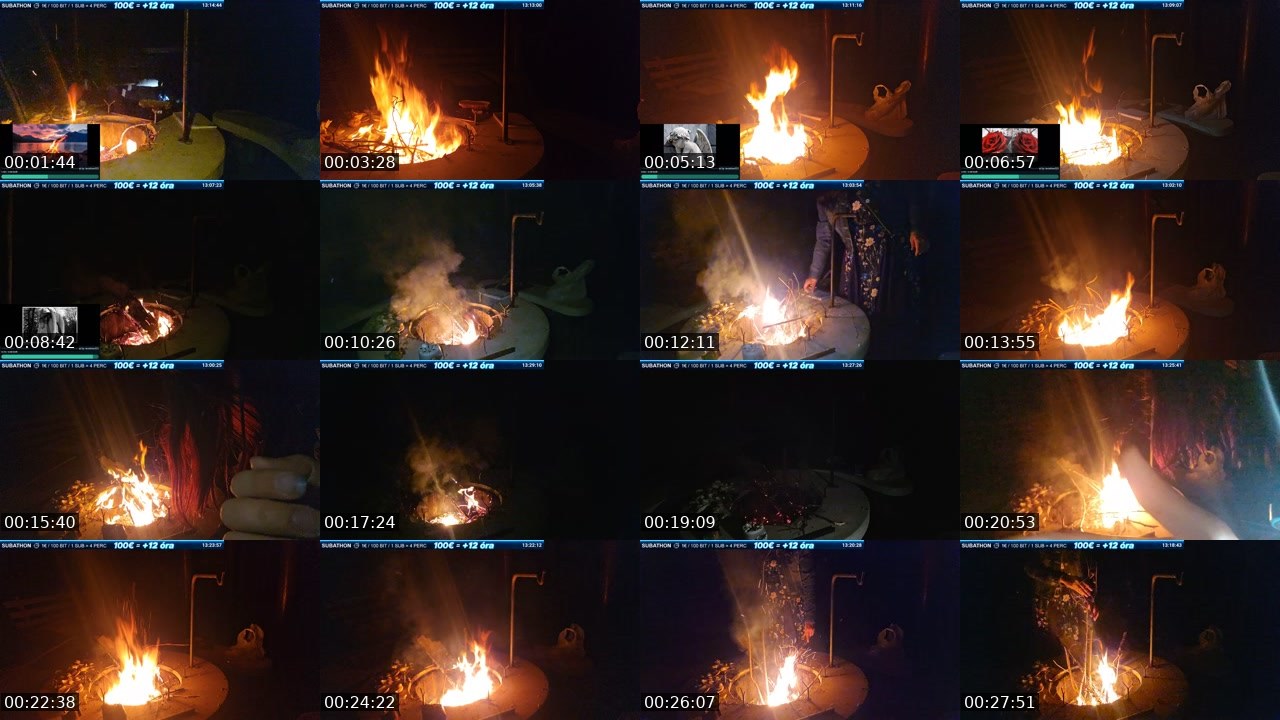 Contact-sheet preview of killerbunnyinrage's Twitch recording