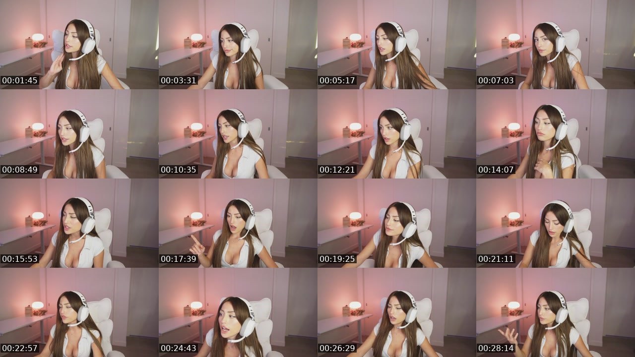 Contact-sheet preview of ehcico's Twitch recording