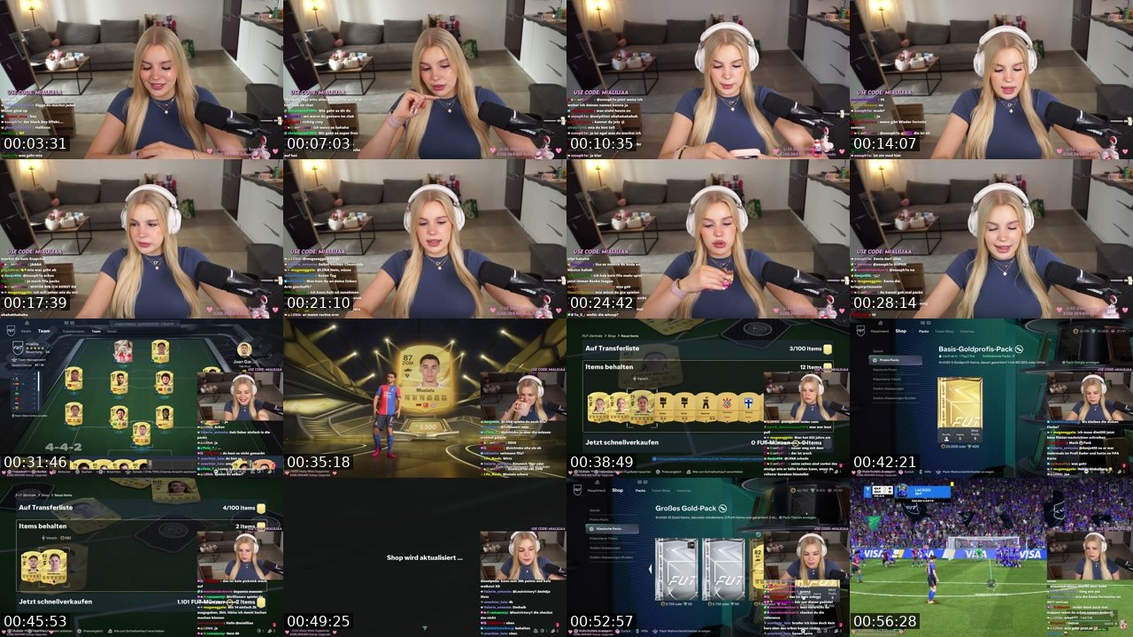 Contact-sheet preview of mialiliaa's Twitch recording