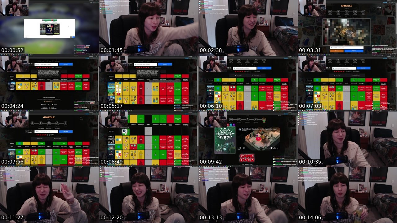 Contact-sheet preview of absteh's Twitch recording