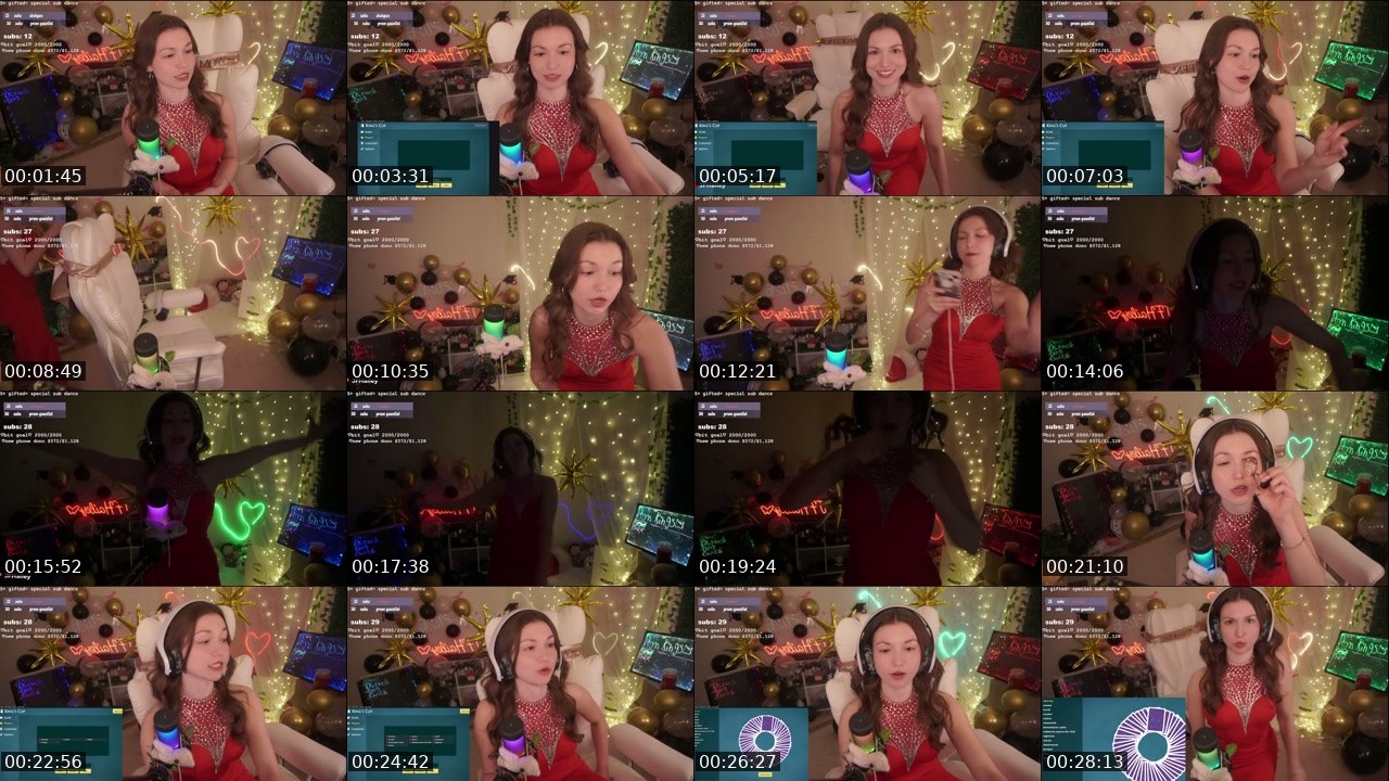 Contact-sheet preview of JFHailey's Twitch recording