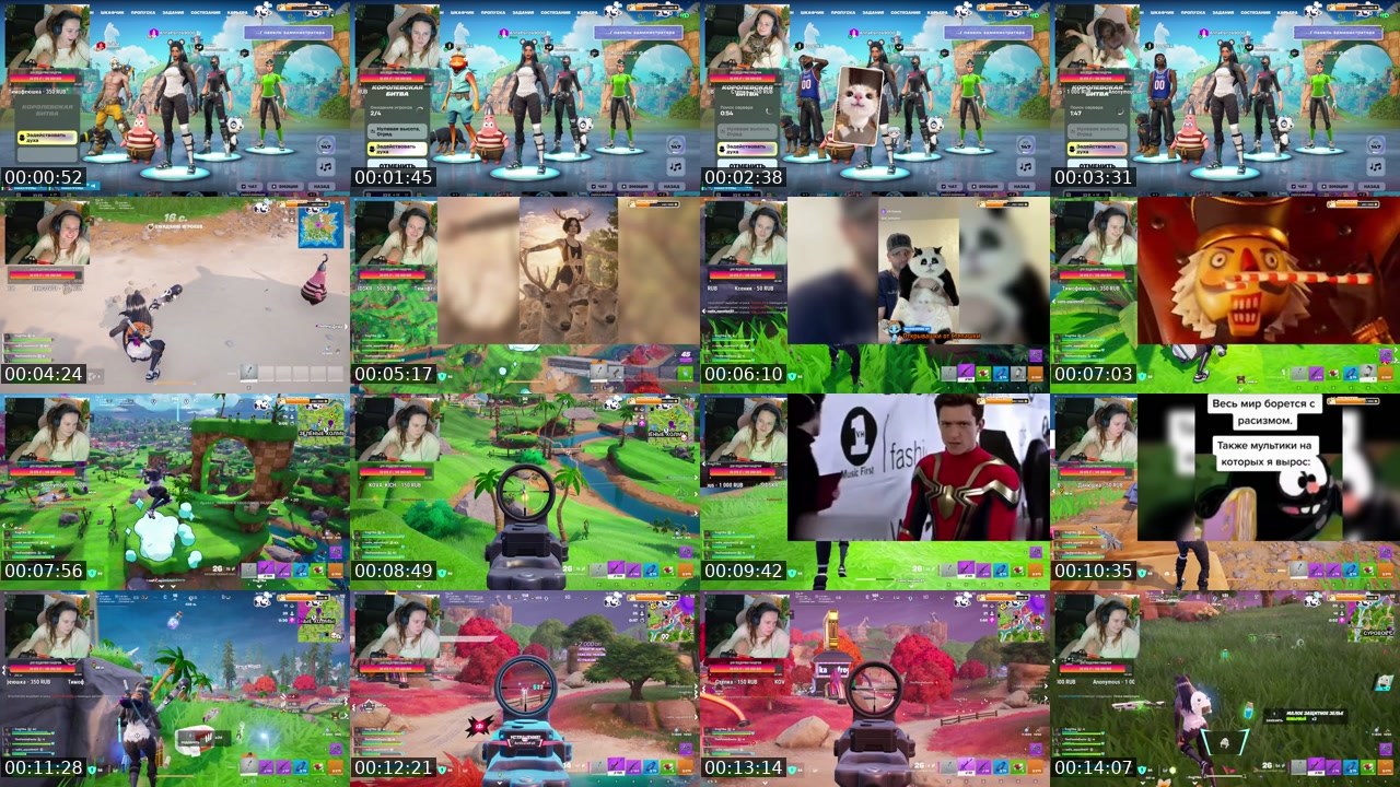 Contact-sheet preview of annapanda9000's Twitch recording