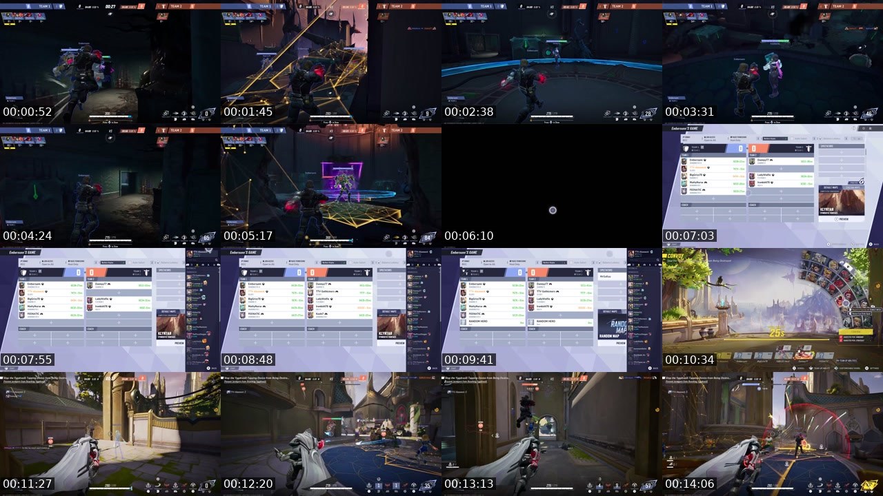 Contact-sheet preview of aleawest's Twitch recording