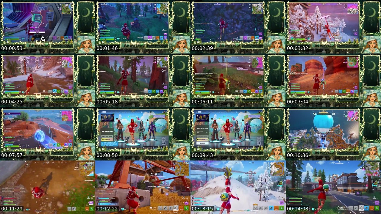 Contact-sheet preview of DarkChyRKD's Twitch recording