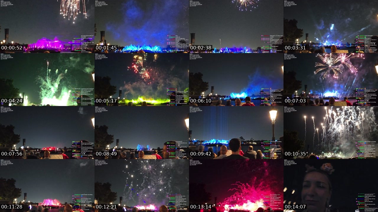 Contact-sheet preview of bafty's Twitch recording