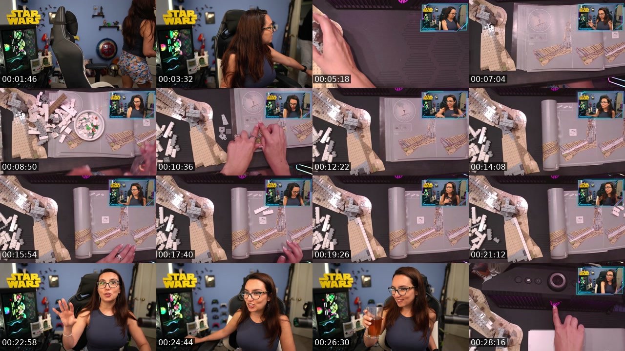 Contact-sheet preview of TrishaHershberger's Twitch recording
