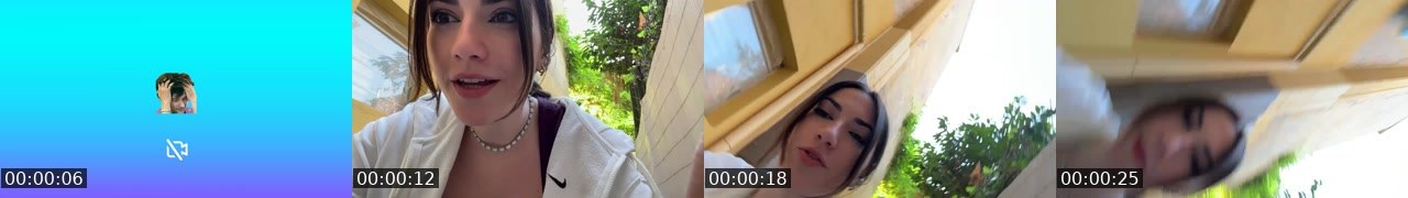 Contact-sheet preview of claramelee's Twitch recording