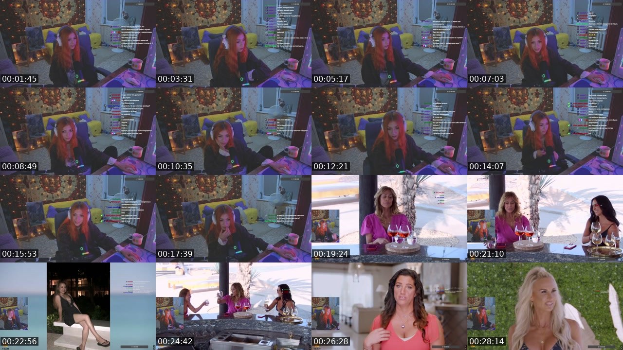 Contact-sheet preview of kutabrau's Twitch recording