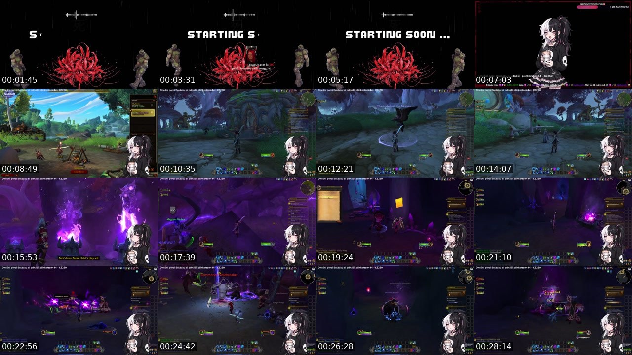 Contact-sheet preview of Mullersie's Twitch recording