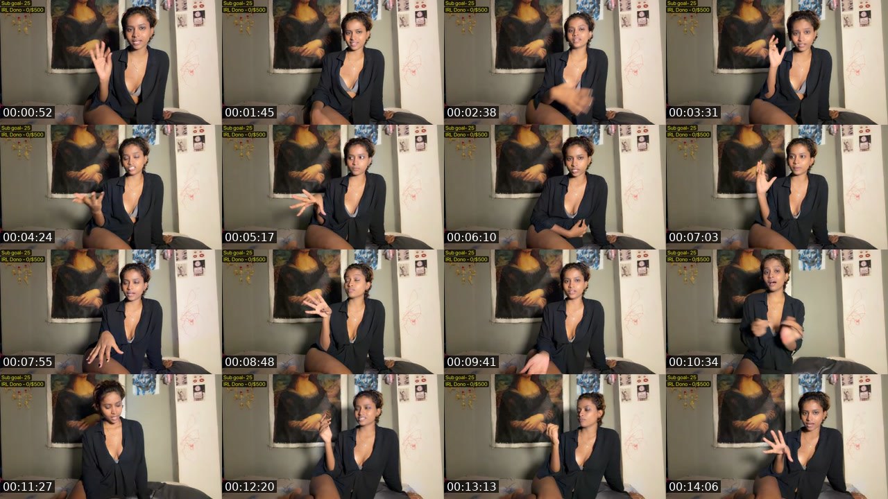 Contact-sheet preview of shaviwoo's Twitch recording