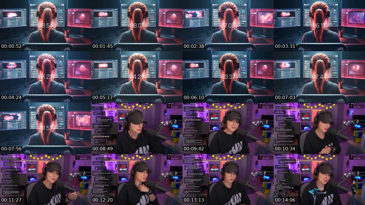 Contact-sheet preview of Dodie___'s Twitch recording