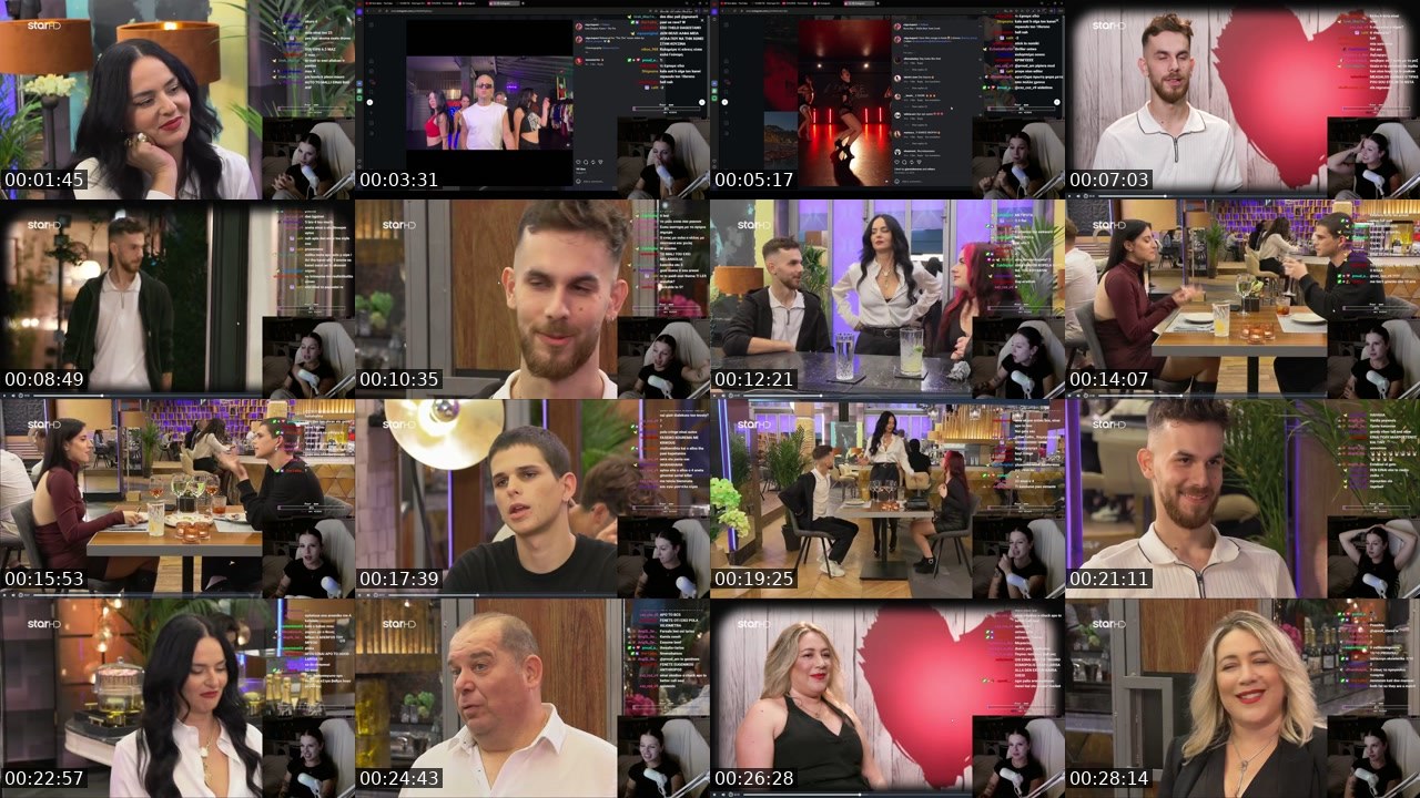 Contact-sheet preview of gounarii's Twitch recording