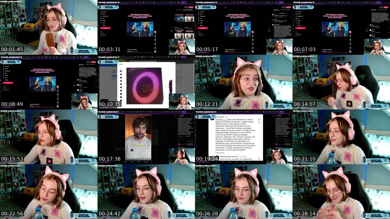 Contact-sheet preview of Menders_7's Twitch recording