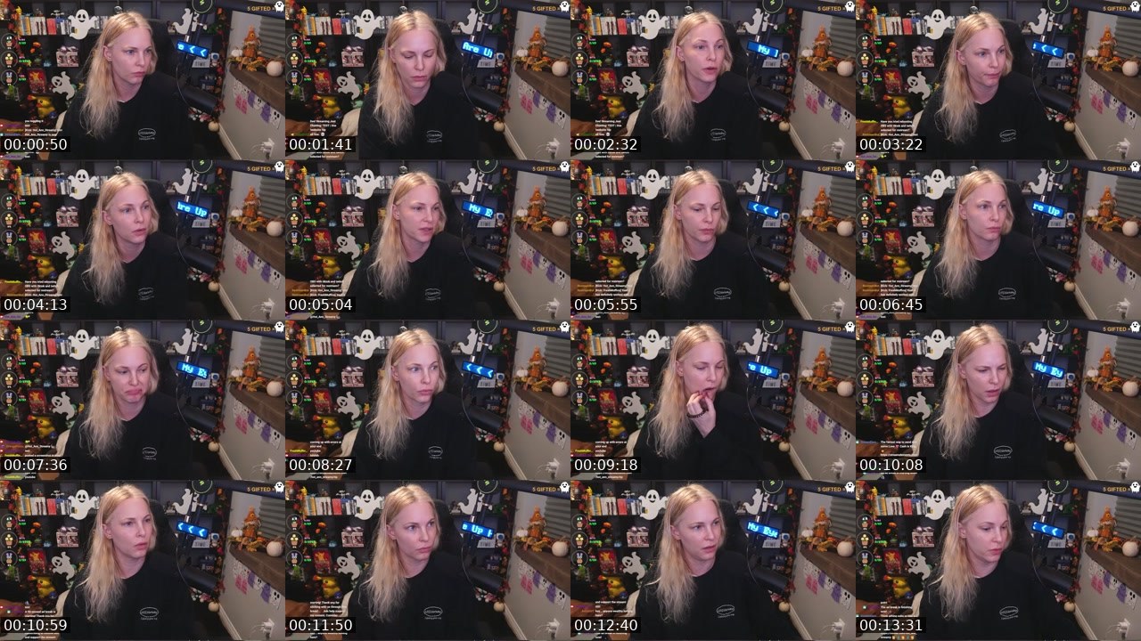 Contact-sheet preview of Hot_Ann_Streamy's Twitch recording