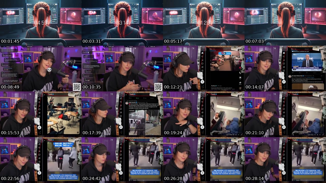 Contact-sheet preview of Dodie___'s Twitch recording