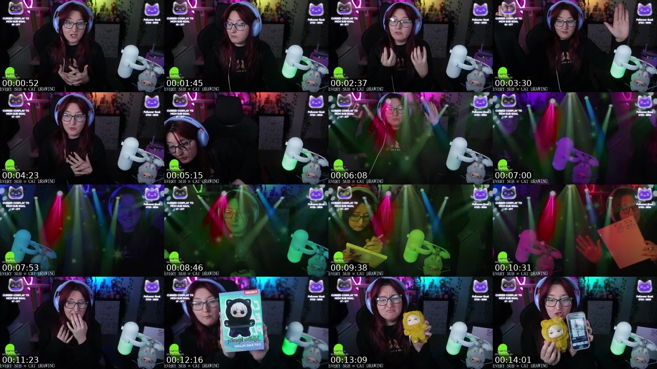 Contact-sheet preview of Mollipod's Twitch recording