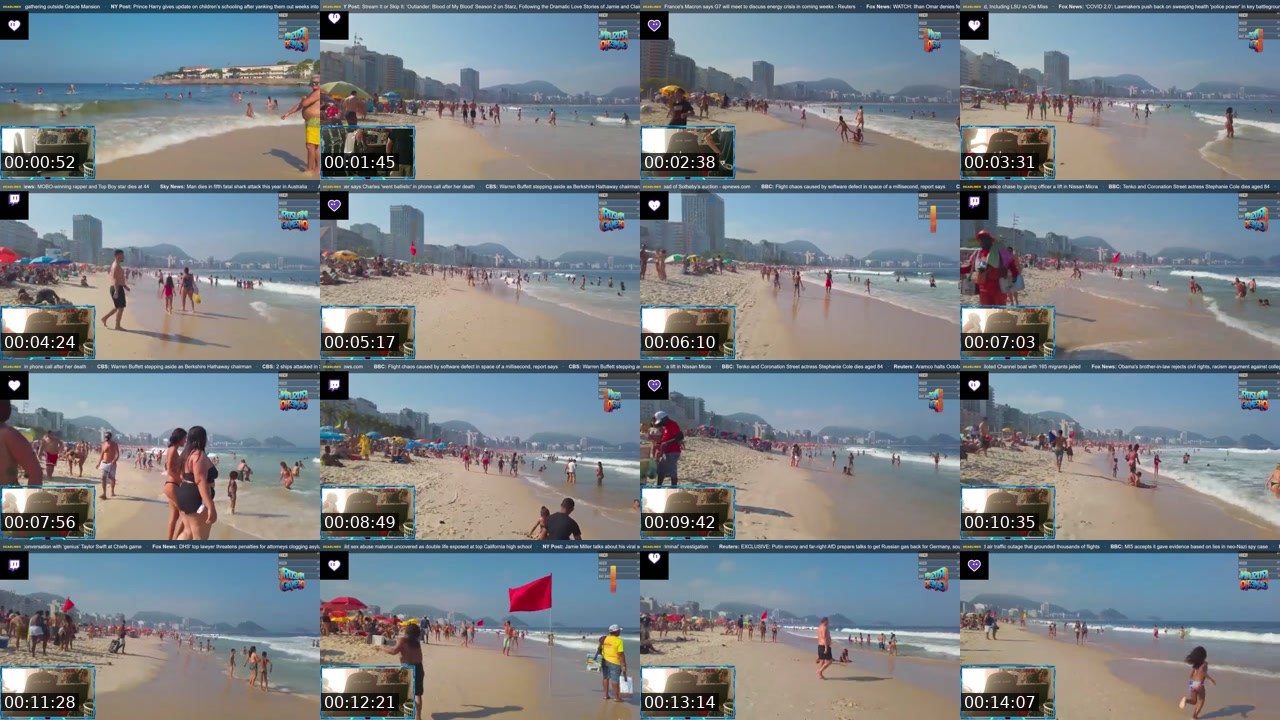 Contact-sheet preview of RuslanGamesHQ's Twitch recording