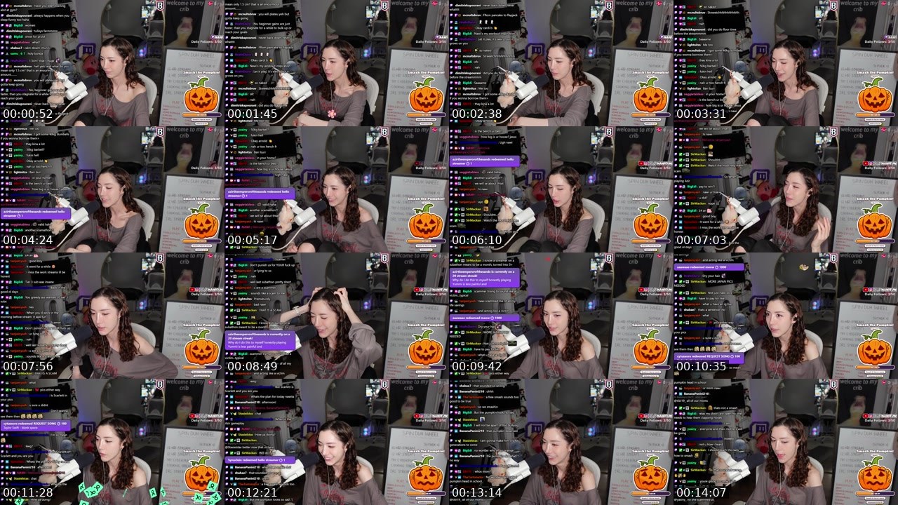 Contact-sheet preview of NAWI's Twitch recording