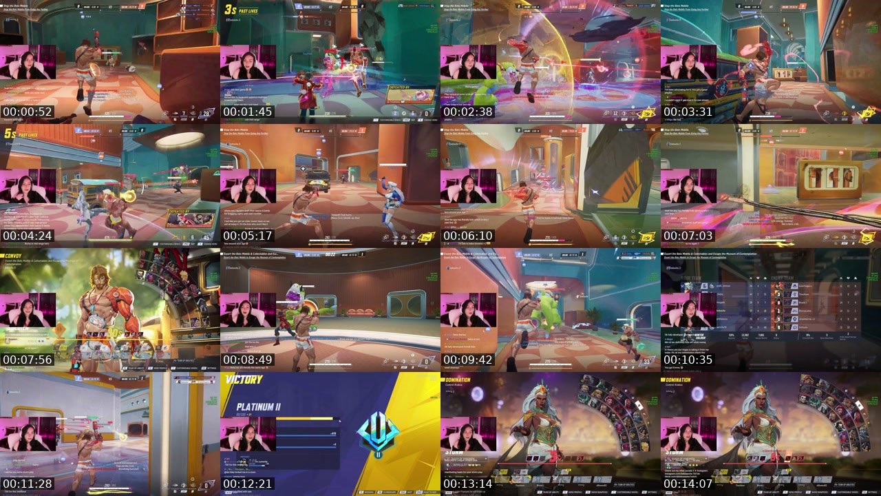 Contact-sheet preview of bebaaasita's Twitch recording
