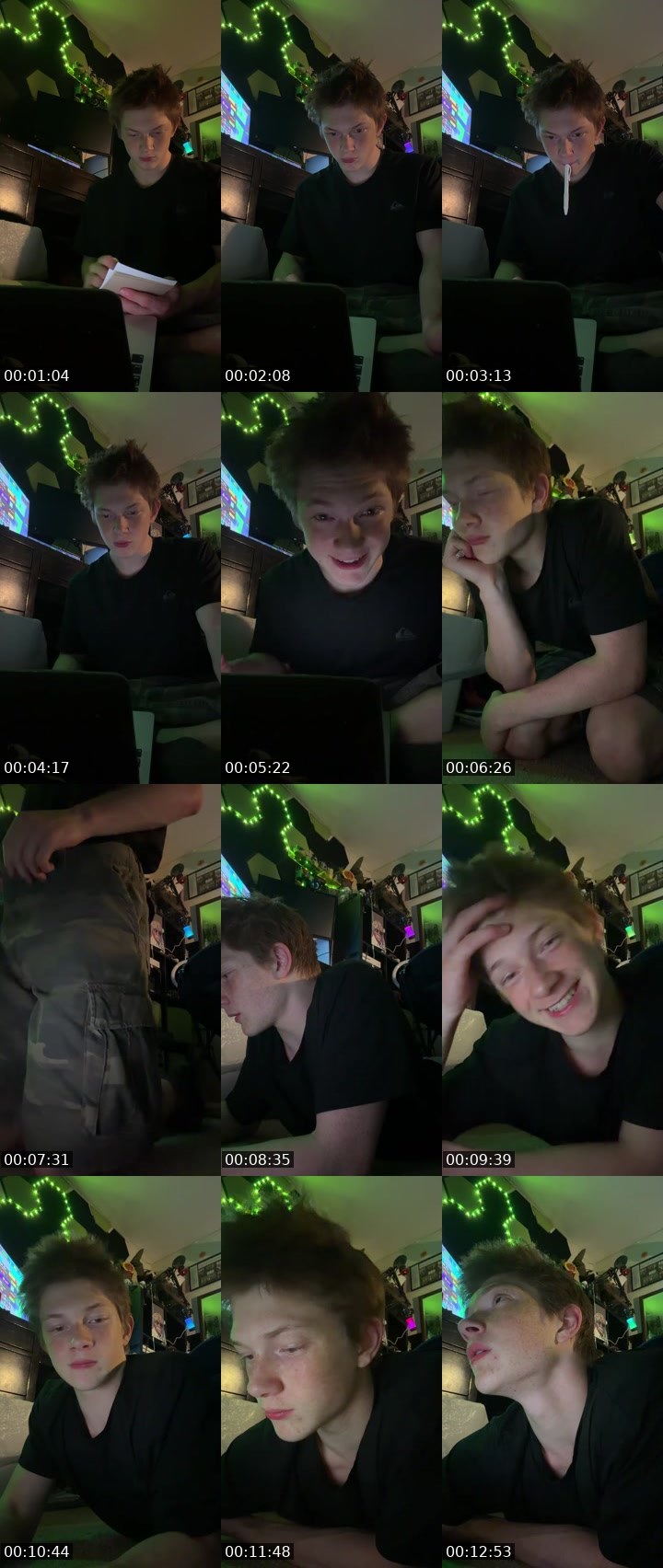 Contact-sheet preview of hourglassrift's Twitch recording