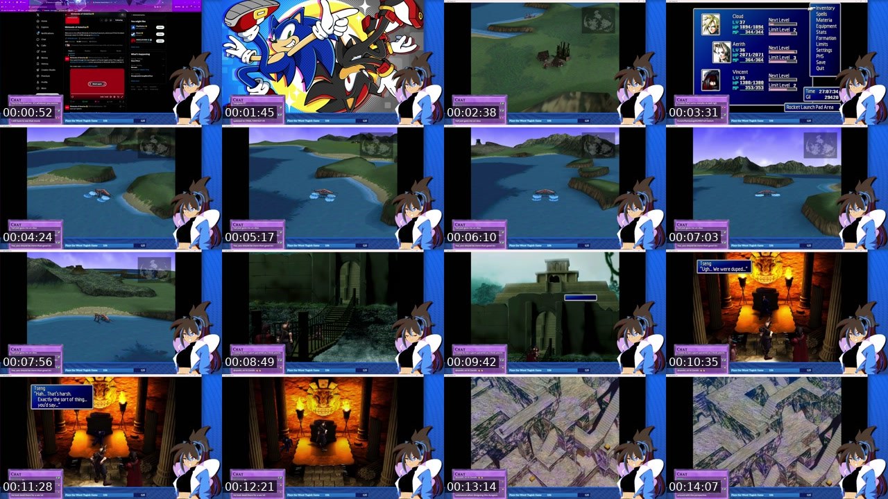 Contact-sheet preview of FlameAngel25's Twitch recording
