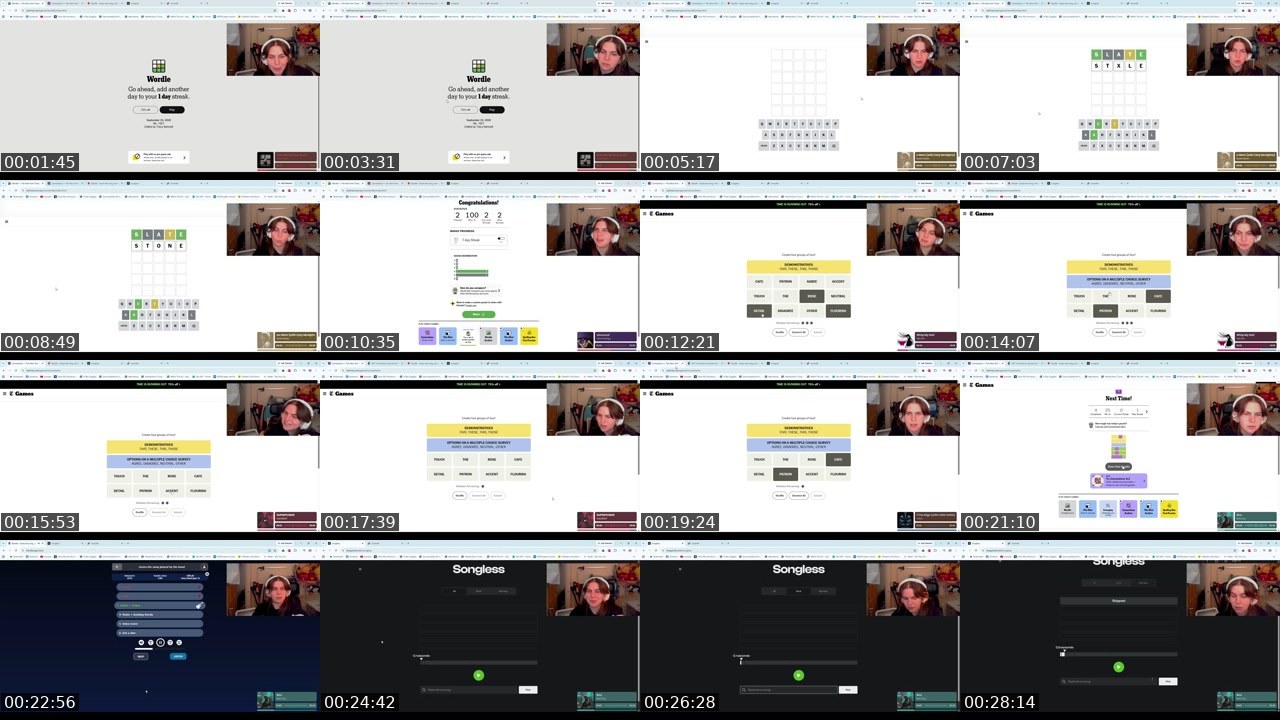 Contact-sheet preview of ilovecapybarasssss's Twitch recording