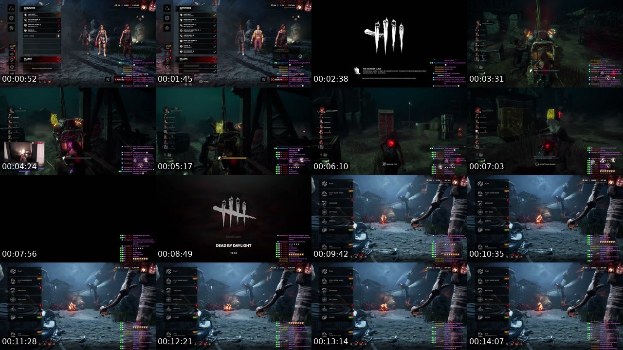 Contact-sheet preview of baby_crash220's Twitch recording