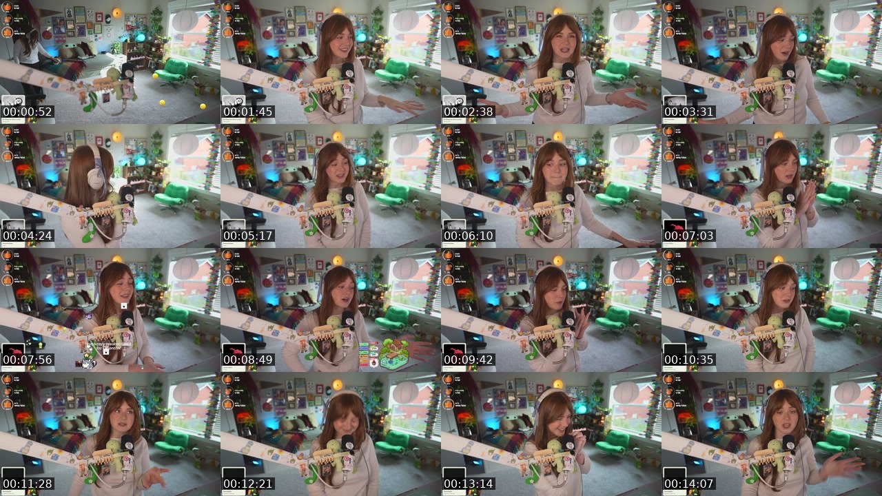 Contact-sheet preview of ahsokafett's Twitch recording
