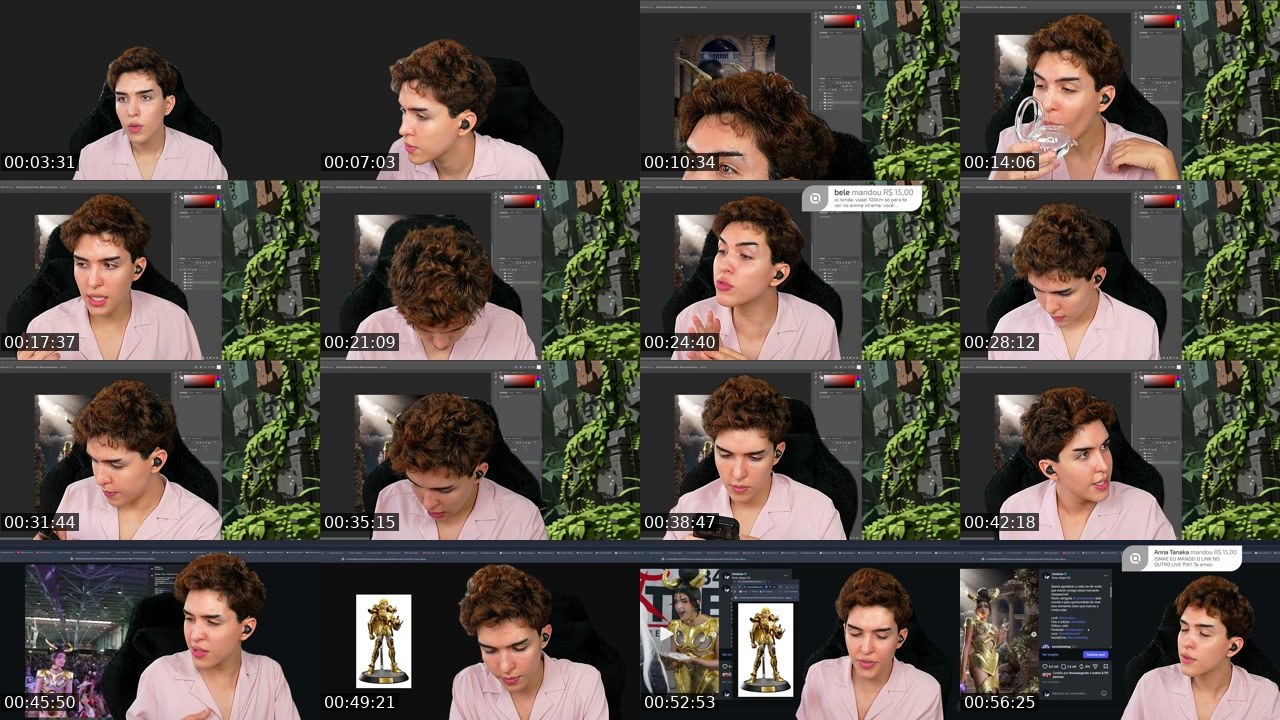 Contact-sheet preview of ISMEIOW's Twitch recording