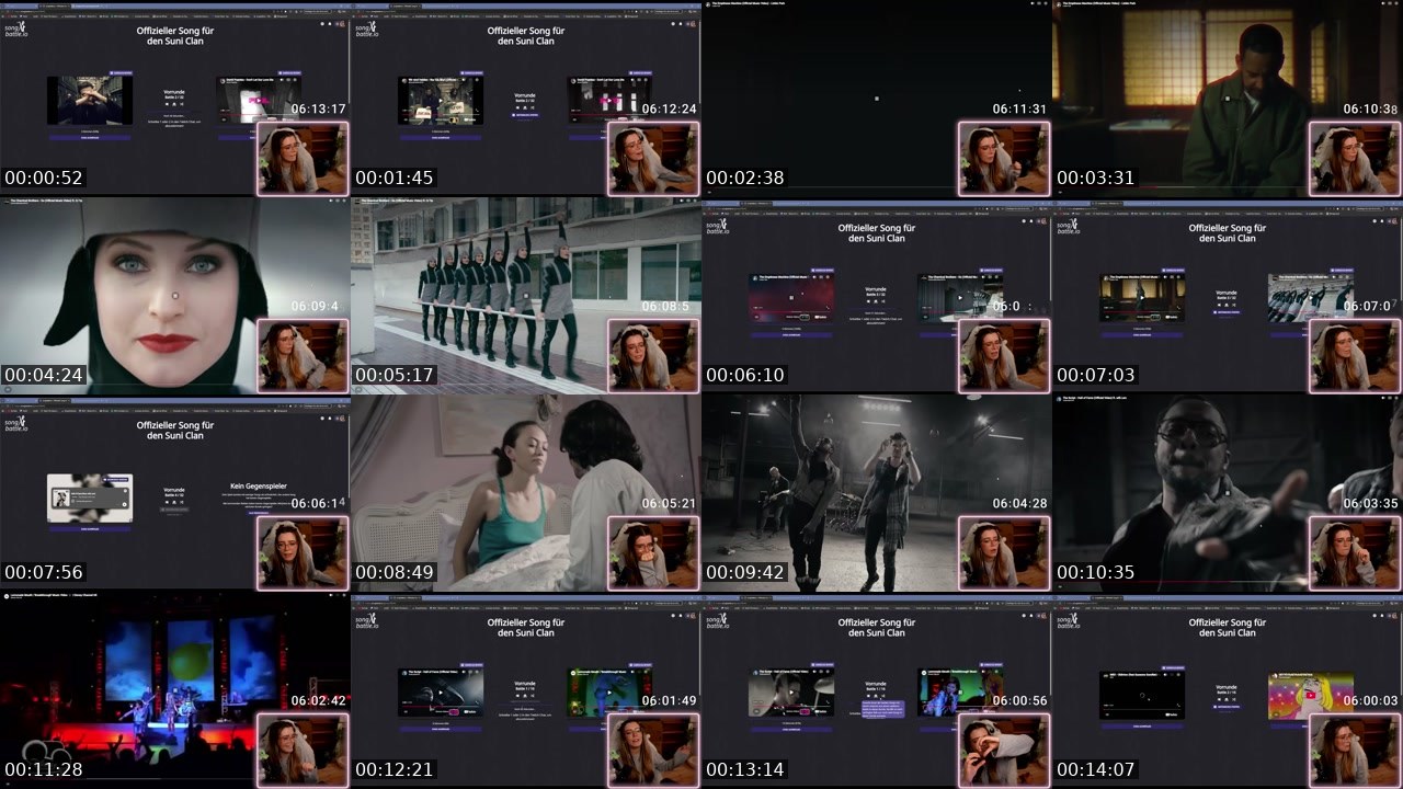 Contact-sheet preview of Amicilia's Twitch recording