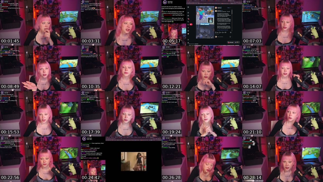 Contact-sheet preview of Divvity's Twitch recording