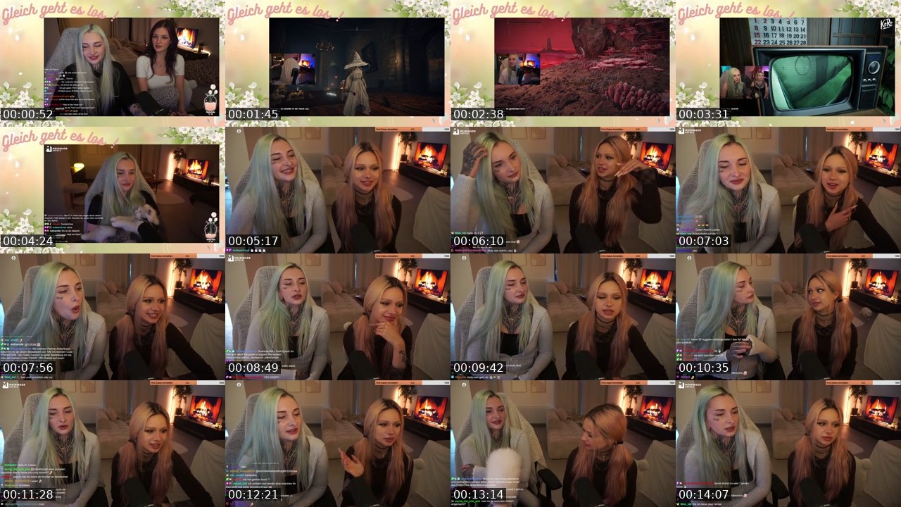 Contact-sheet preview of almostfeline's Twitch recording