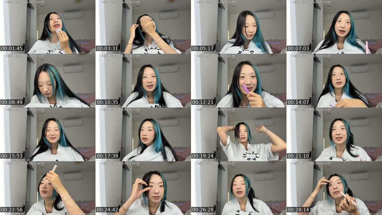 Contact-sheet preview of Khim's Twitch recording
