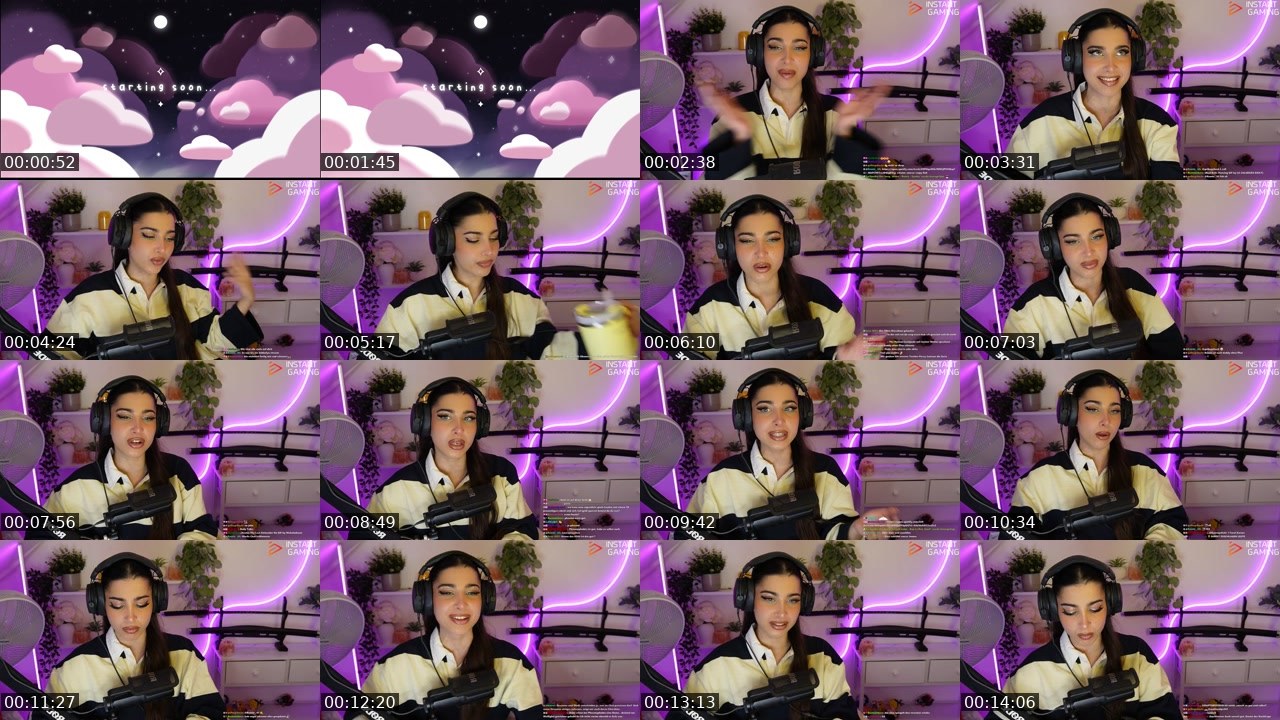 Contact-sheet preview of Naschiitaschii's Twitch recording