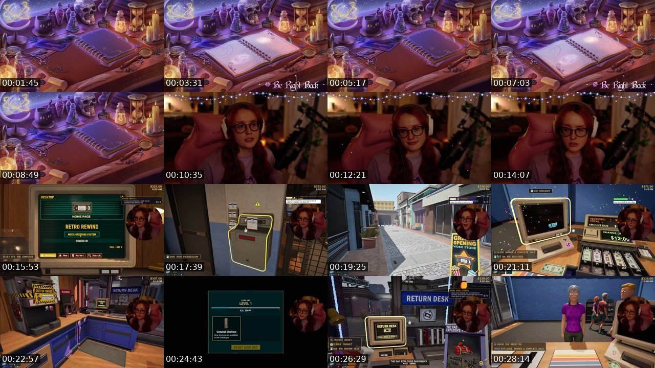 Contact-sheet preview of Septten's Twitch recording
