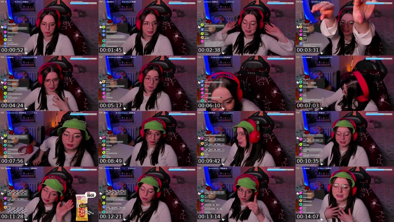 Contact-sheet preview of Notii_'s Twitch recording