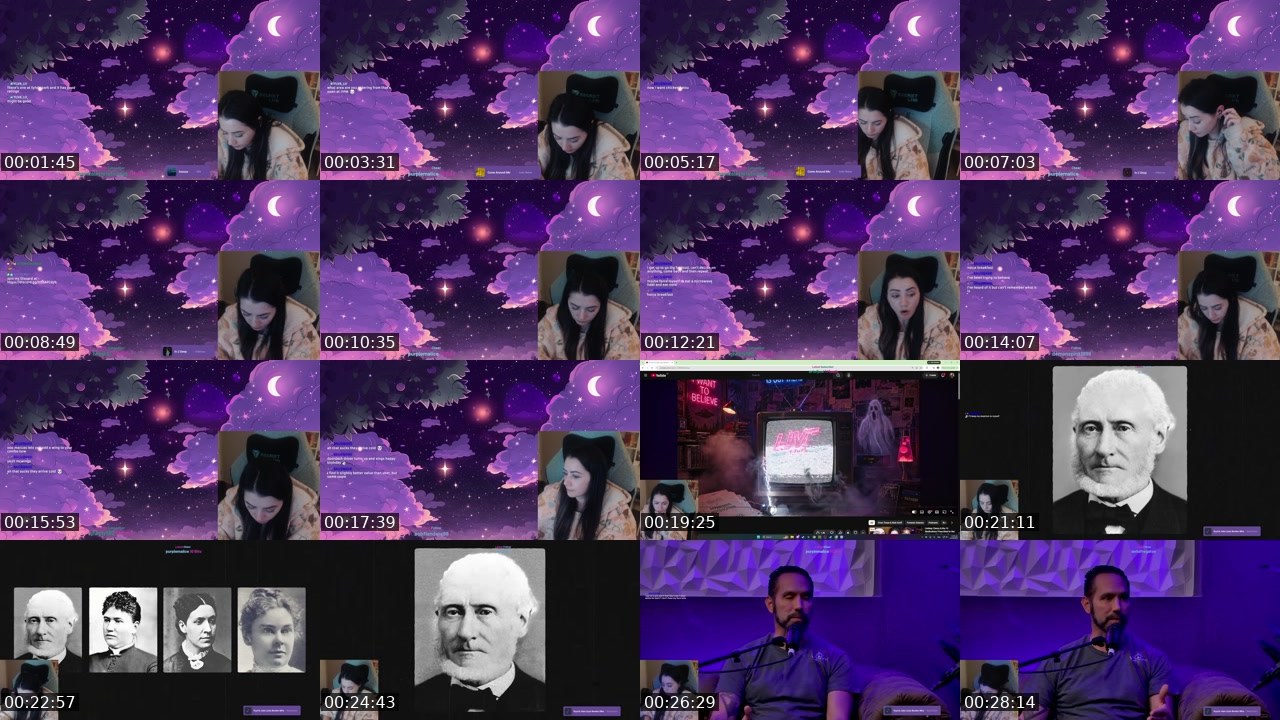 Contact-sheet preview of AtomicHuskie's Twitch recording