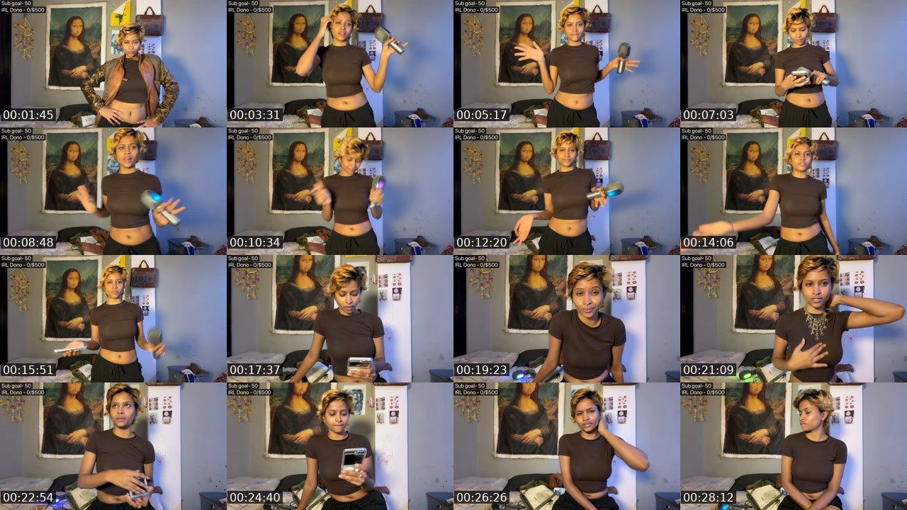 Contact-sheet preview of shaviwoo's Twitch recording