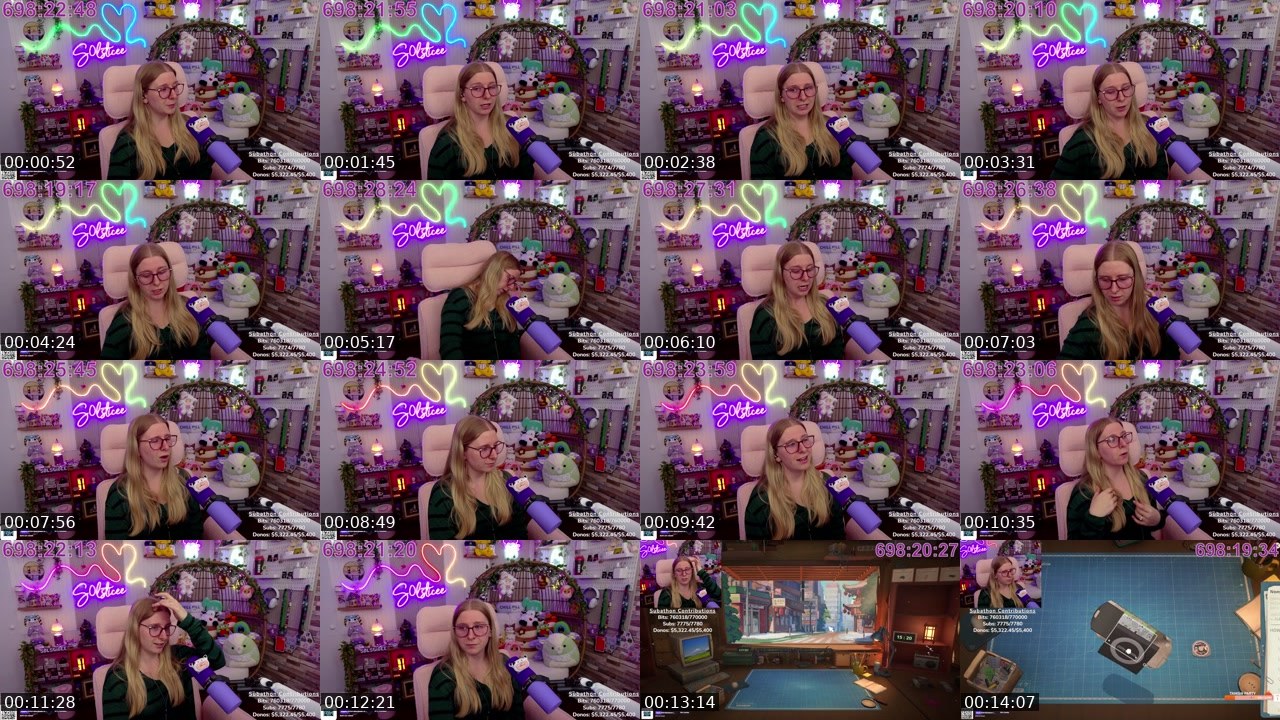 Contact-sheet preview of S0lsticee's Twitch recording