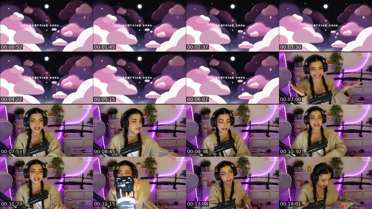 Contact-sheet preview of Naschiitaschii's Twitch recording