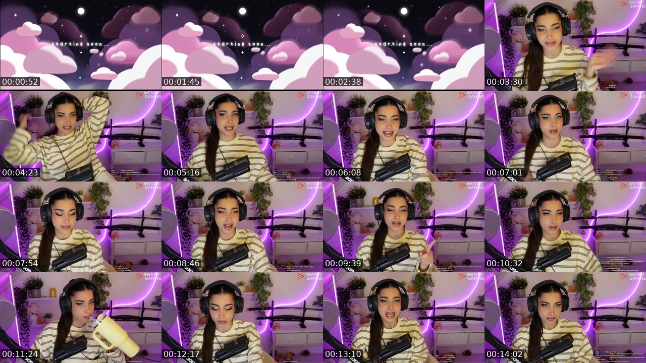 Contact-sheet preview of Naschiitaschii's Twitch recording